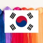 learning vocabulary games for colors in Korean