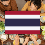learning vocabulary games for eating out in Thai