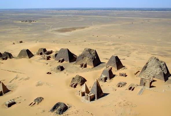 Sudan Meroe Pyramids of the Kushite Kingdom