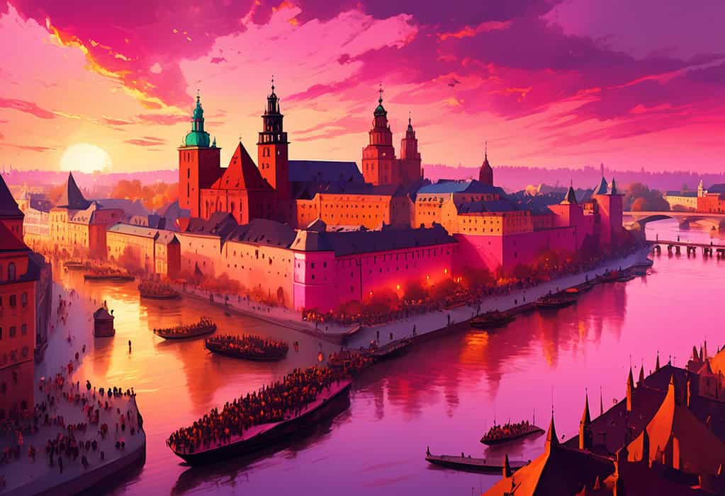 Renaissance Krakow Poland Digital Art