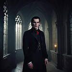 Dracula in his castle