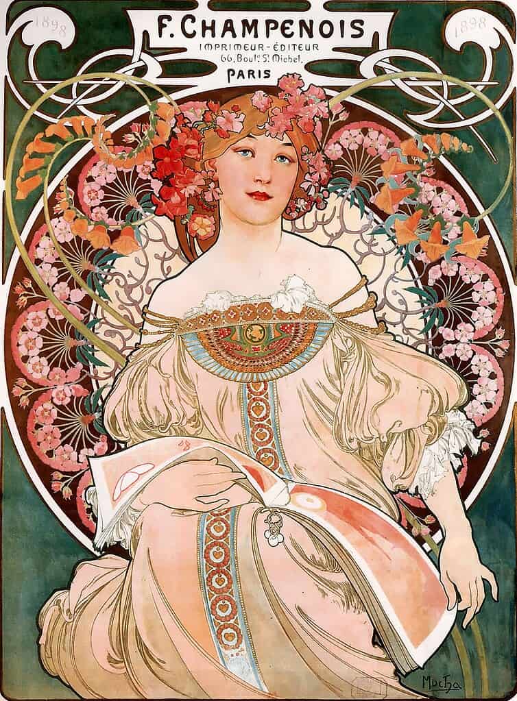 Daydream by Alphonse Mucha