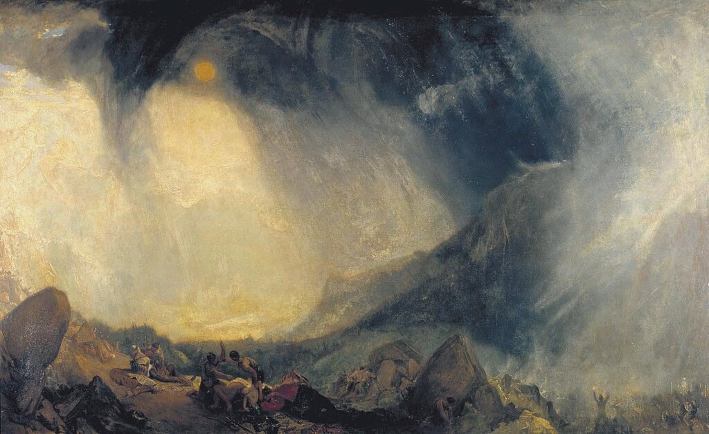 Snow Storm: Hannibal and his Army Crossing the Alps - J.M.W. Turner