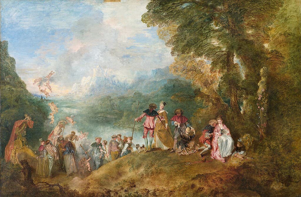 Jean-Antoine Watteau - The Embarkation for Cythera