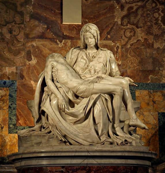 The Pieta and St. Peters Basilica