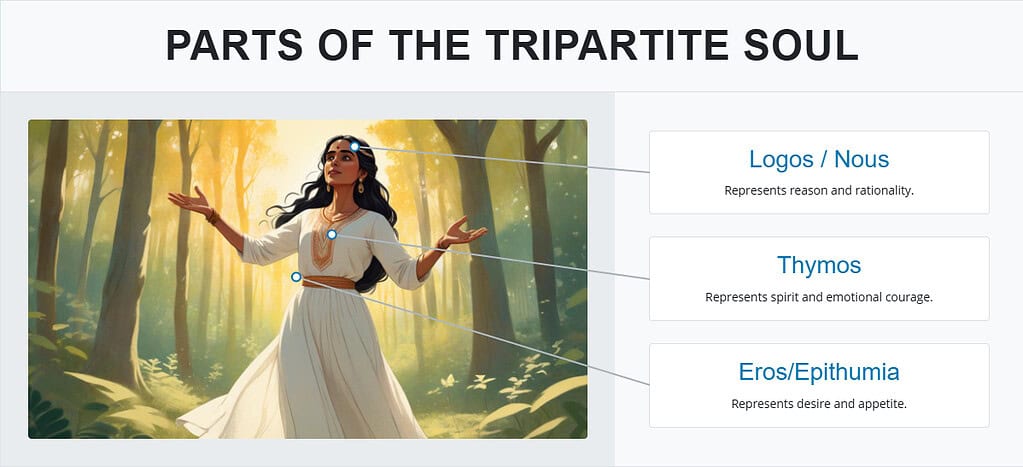 parts of the triprtite soul infographic