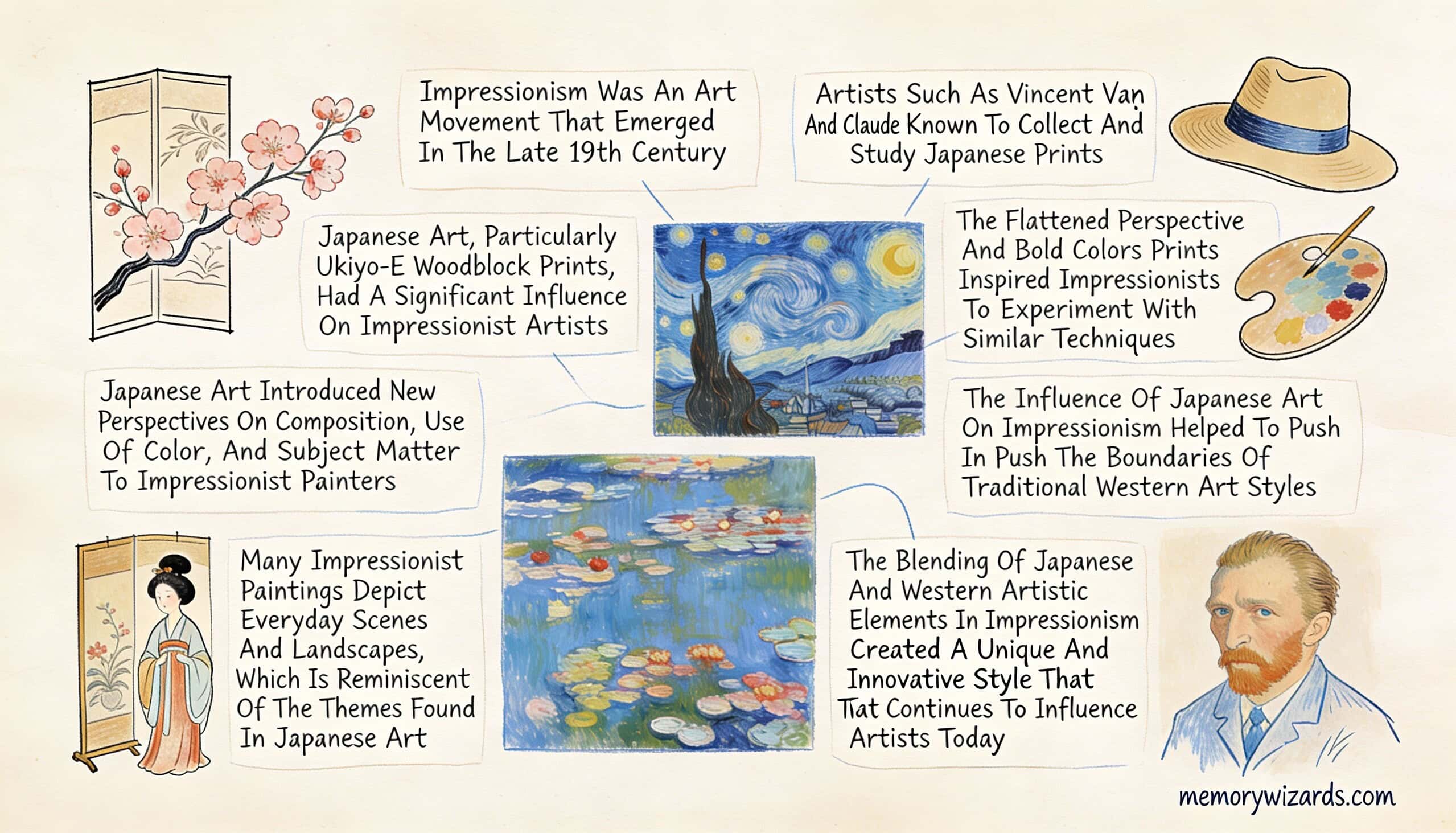 impressionism and Japanese influence