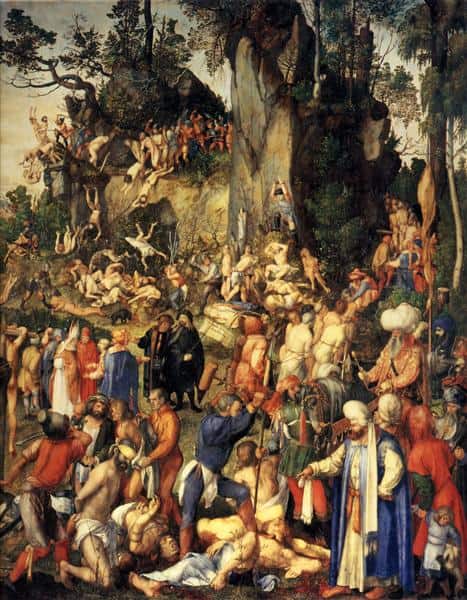 Martyrdom Of The Ten Thousand Albrecht Durer