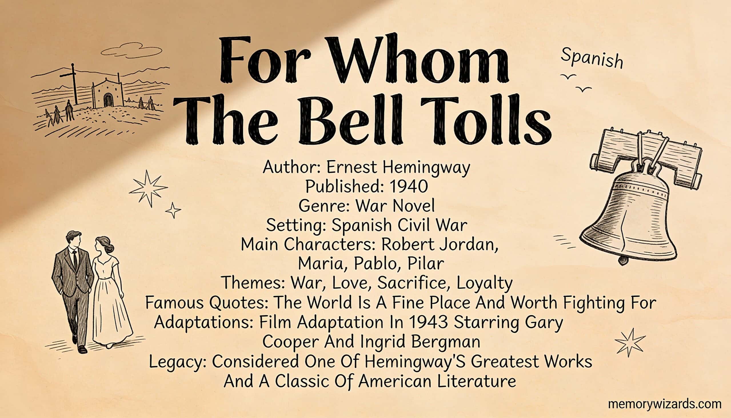For whom the bell tolls infographic